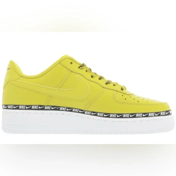 Nike Air Force 1 Low SE Premium 'Overbranding Bright Citron' AH6827-700 - Picture 3 of 5